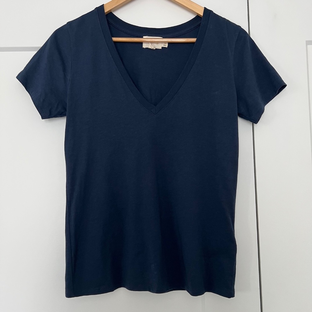 Nation Blair Slim V-Neck Top